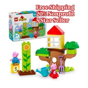 LEGO DUPLO Peppa Pig Garden and Tree House 10431, New, Retired